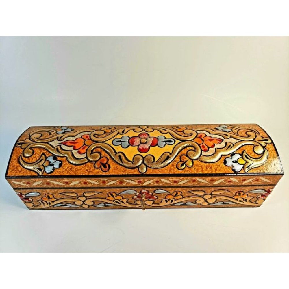 Bronze Small Hand Painted 3D Design Jewelry Box